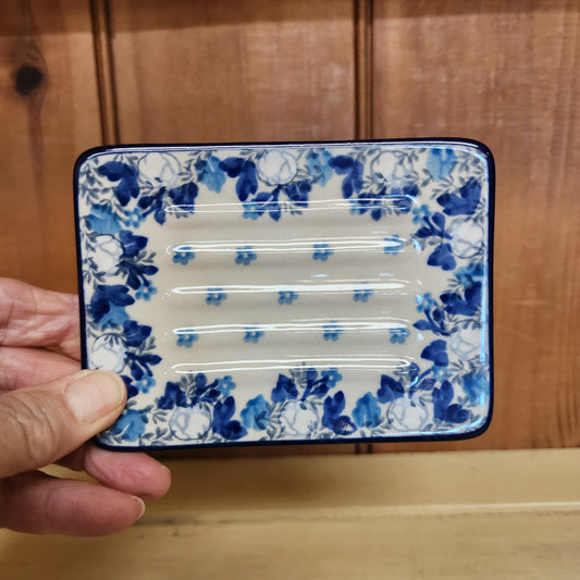 Soap Dish ~ 3.25" x 4.25" 2222X ~ Snow Poppy