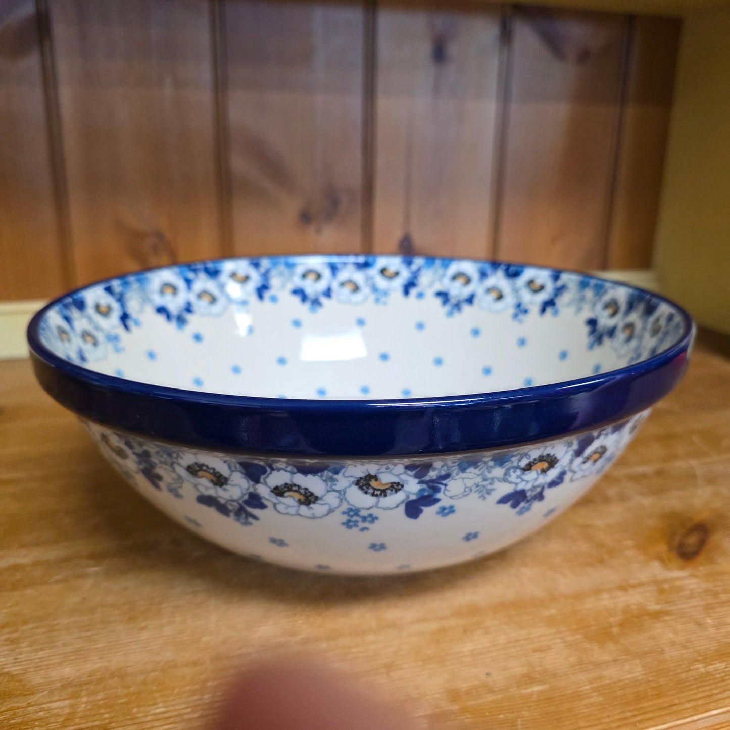 Bowl   Nesting   10.75" W   2222X ~ Snow Poppy