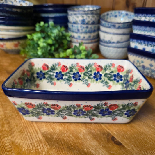 Baker   Loaf Pan  4.75"w X 8"L x 3"deep 603-1535X  Garden Party pf0526