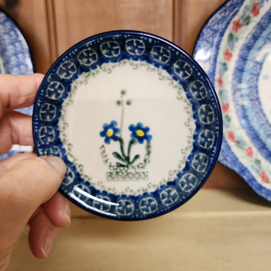 Coaster   4"    0614X ~ Blue Spring Daisy