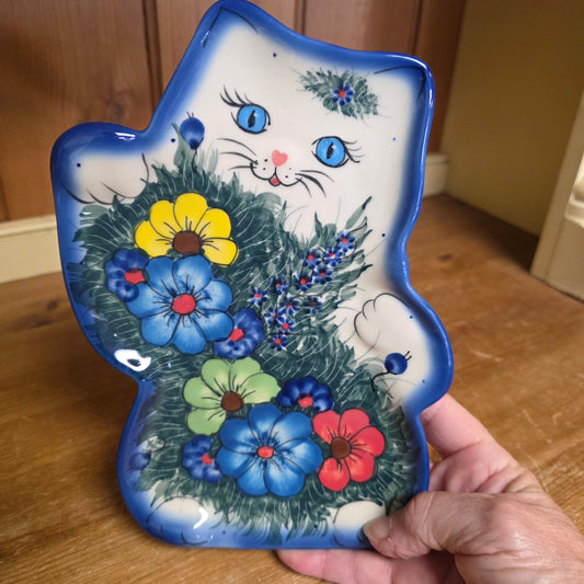 Plate ~ Cat ART2 127 Bold  (9"x6")
