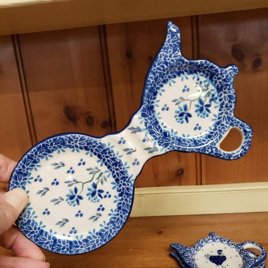 Tea Bag & Cup Holder 764-2524X Clover Fields  Spoon Rest