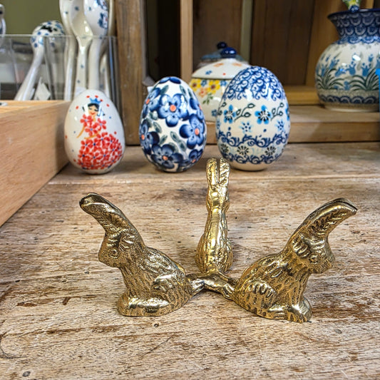 Stand for Egg / Brass Bunny