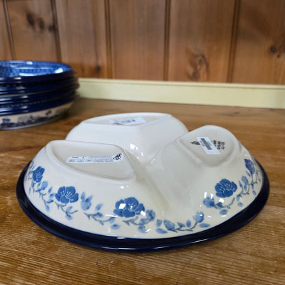 Divided Round   10"  484-3428X  Timeless Blue pf0526