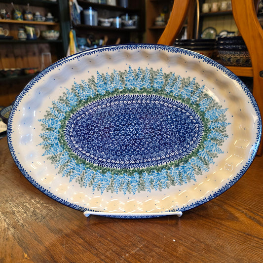 Platter   Oval   10' X 14.5"   3279X ~ Virginia Blue Bells