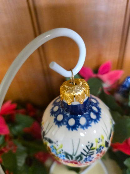 Ornament ~  flowers 3" Ball