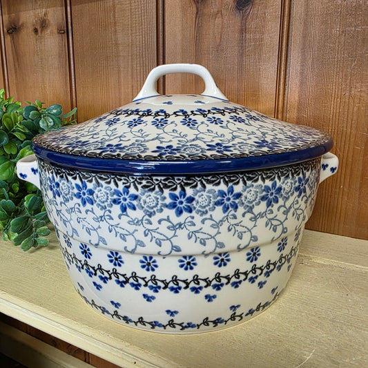 Covered Casserole (2 qt)   278-2158X  Silver Lace pf0526