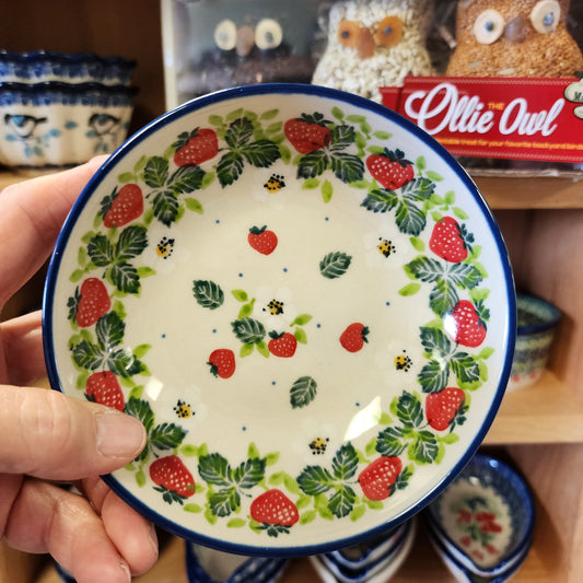 Bowl ~ 5" shallow B89 2709X ~ Strawberry Field