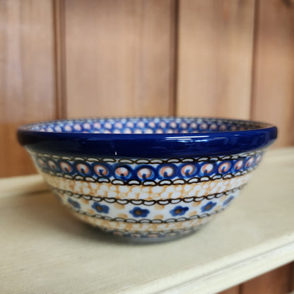 Bowl ~ Nesting Salad/Cereal ~ 5.5" W 059-U408B Orange ~ U4 J. Chyla   1.5 cups