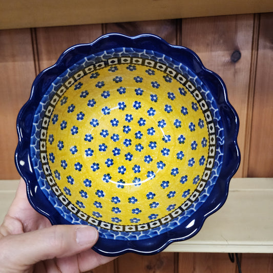 Bowl ~ Scalloped Edge ~ 7" 0859X ~ Sunburst