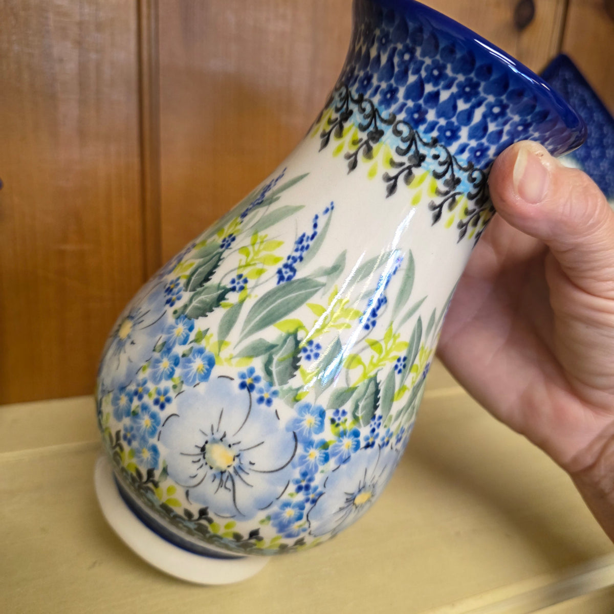 Vase 9" ~ Soft Blues UNIKAT