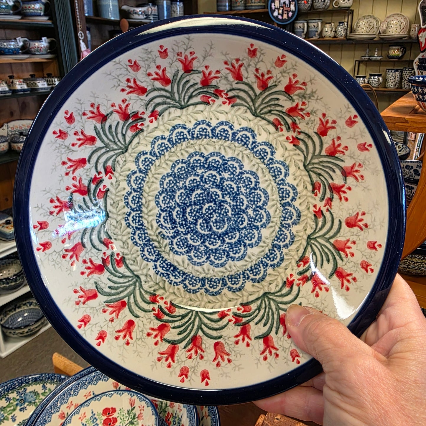 Bowl   Salad / Soup   8.25" 026-1437X  Crimson Bells pf0526