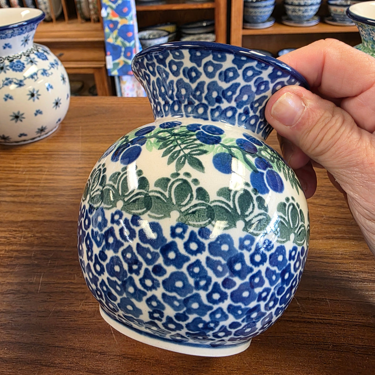 Vase   Bubble   4.25" 048-1413X  Huckleberry pf0526