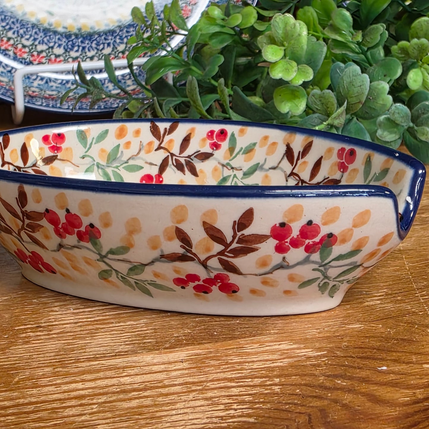 Spoon Rest 5" 381-U49018 red bird M Starzyk