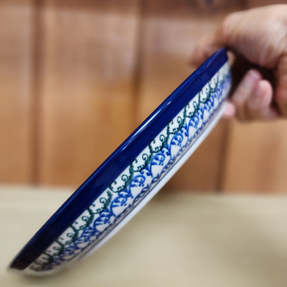 Plate ~ Rimmed ~ 9" 1416X ~ Blue Berries