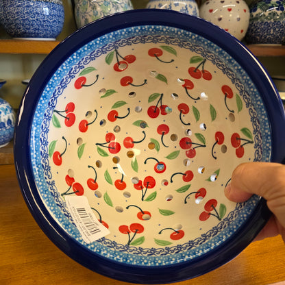 Berry Bowl w/ Saucer   8"W  470-2715X  Cherry Pie pf0526