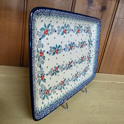 Platter   Rectangular   9.5"   2973X ~ Winter Holly