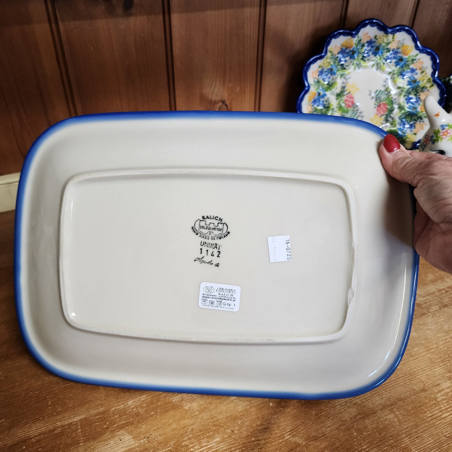 Platter 13"x9" Rectangular Vegie 1142