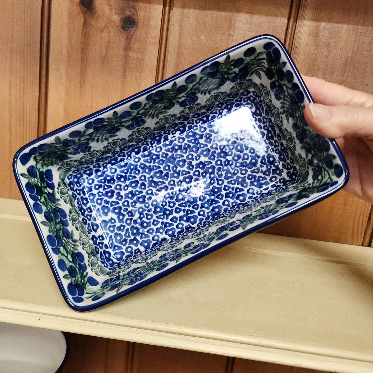 Baker ~ Loaf Pan ~ 7.75"w X 8"L 1413X ~ Huckleberry