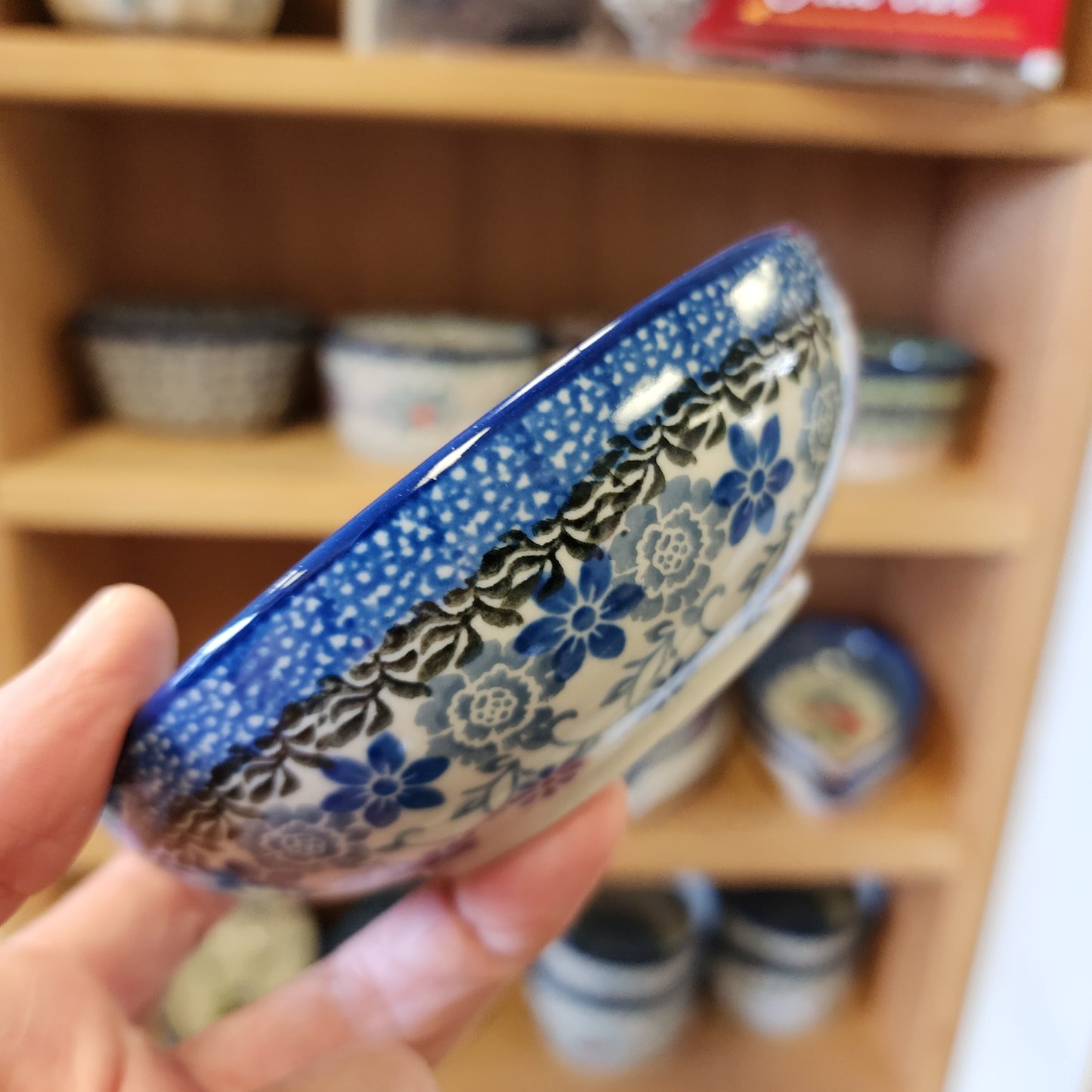 Bowl ~ 5" shallow B89 2158X ~ Silver Lace