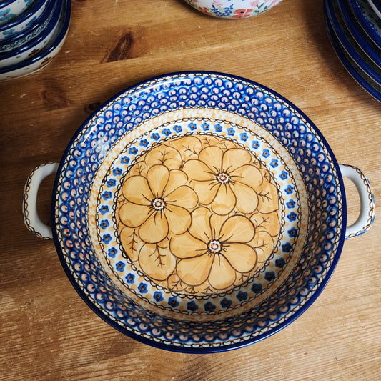 Baker   Round w/ Handles   8"   U408B ~ U4