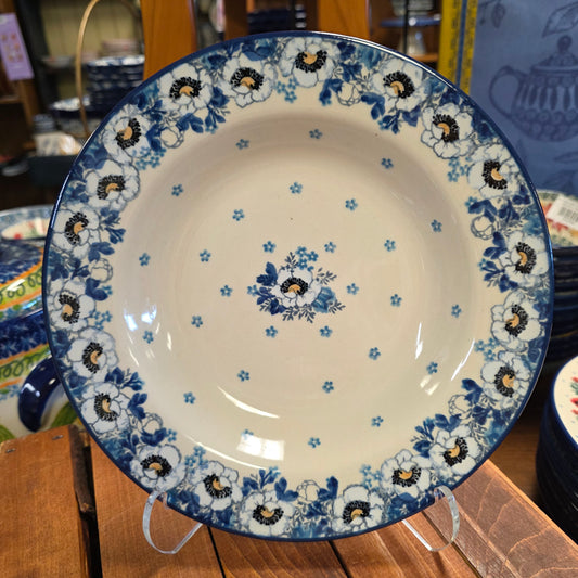 Bowl   Salad / Pasta   9" 014-2222X  Snow Poppy pf0526