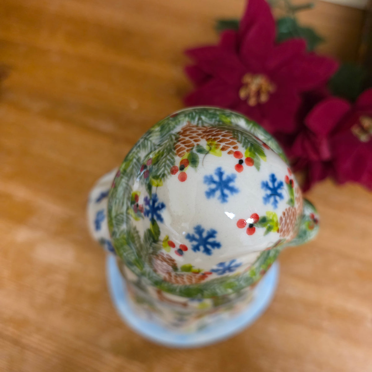 Santa Jar ~ 8" H. reindeer 303  Kalich