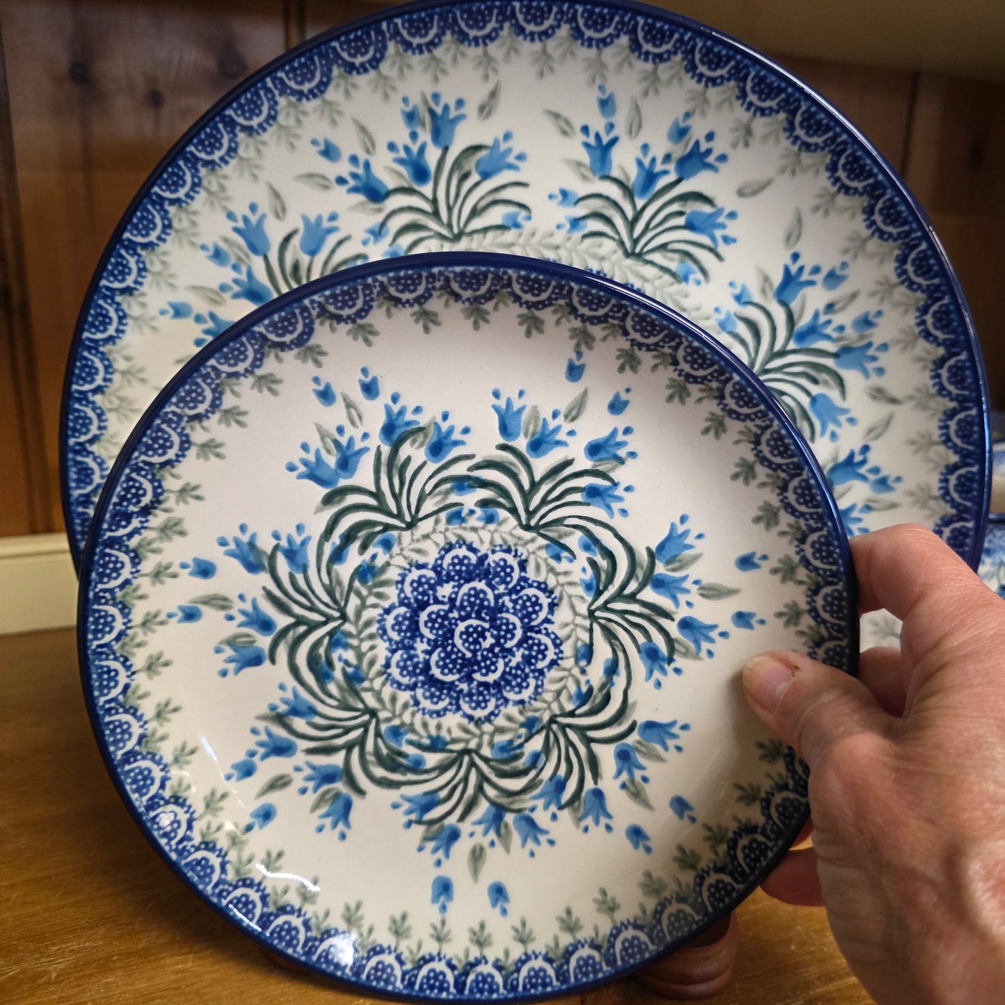 2 pc Plate ~ Blue Bells Save $10