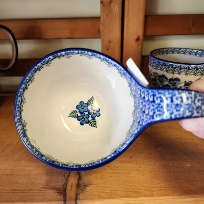 Bowl w/ Loop Handle ~ 16 oz 2272X ~ Parisian Posies