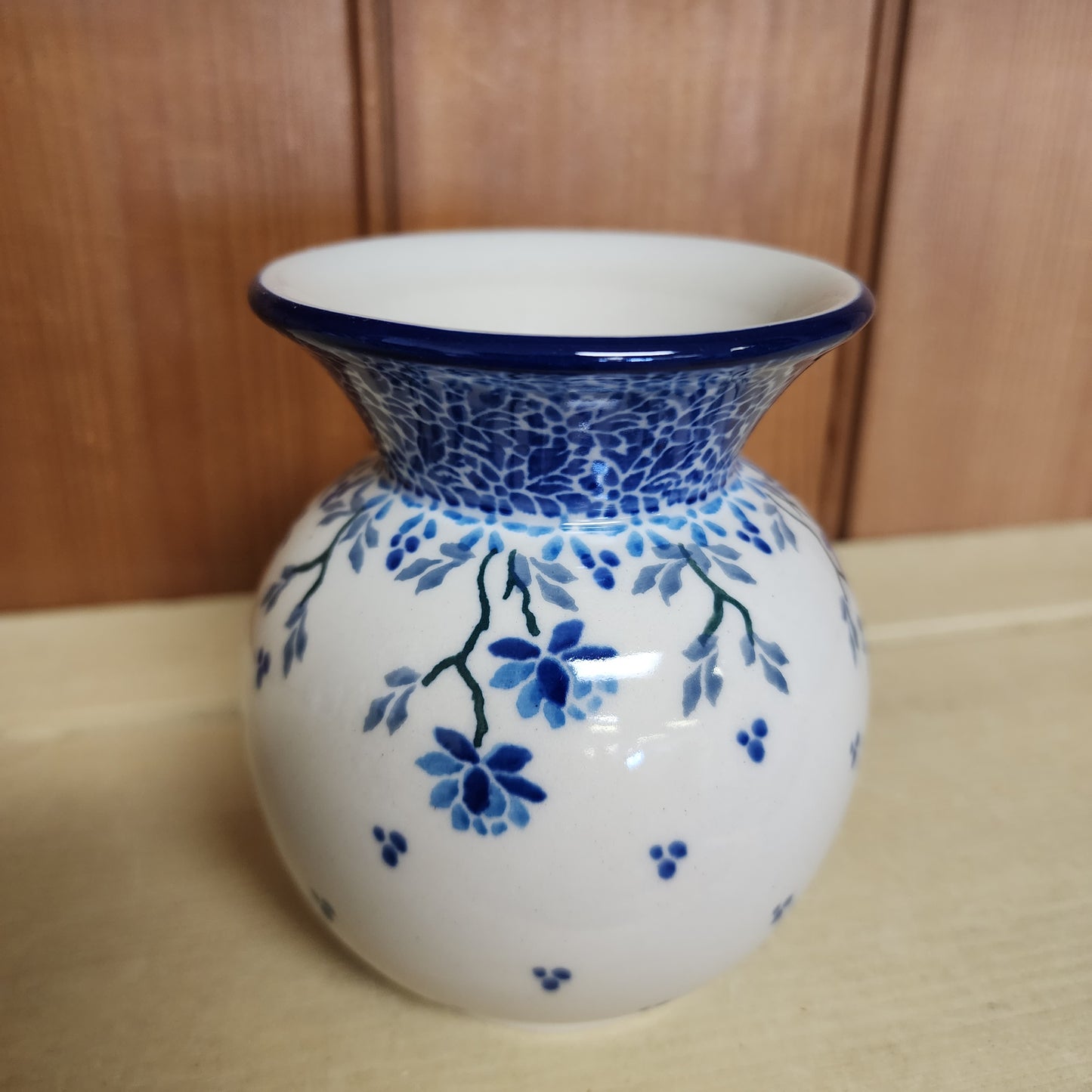 Vase ~ Bubble ~ 4.25" 048-2524X Clover Fields