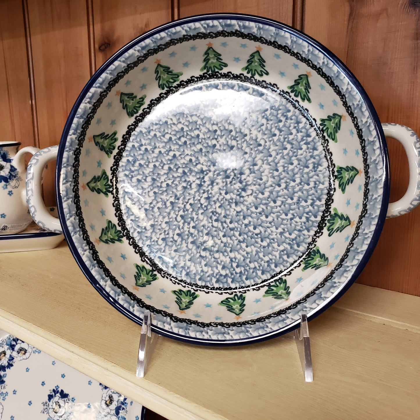 Baker ~ Round w/ Handles ~ 8" 419-1719X pf0425