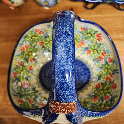 Basket Red / Blue 9" x 7.5"High