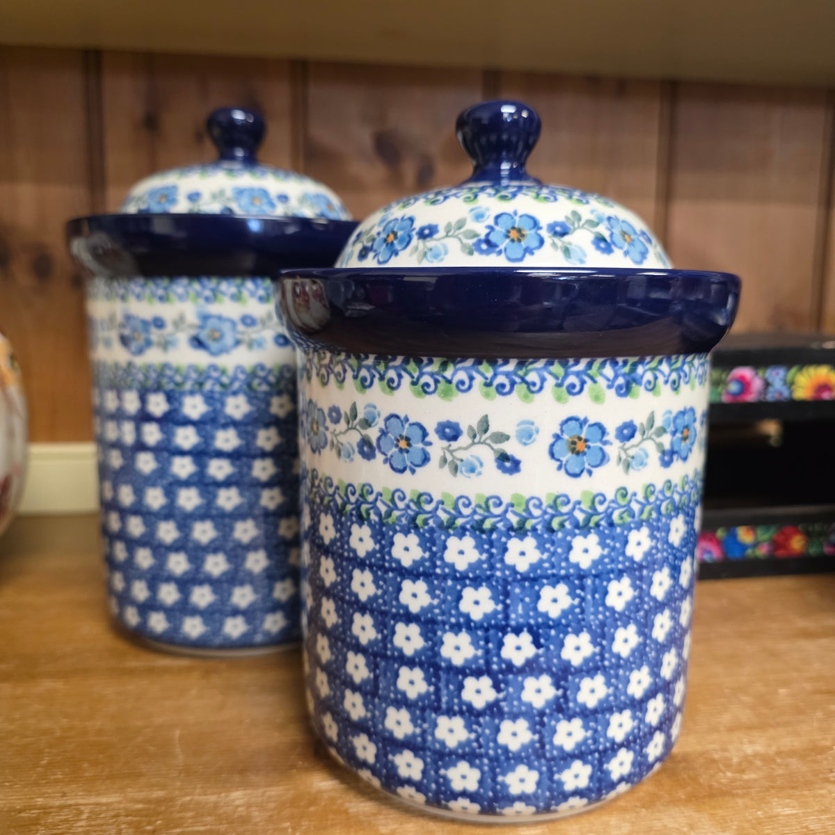 2 pc Canister ~ CA Calico