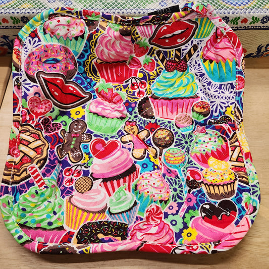 Cozy for Plate Sweet Treats pink print