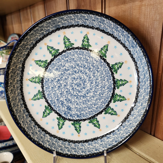 Plate   Rimmed   9"   1719X ~ Evergreens
