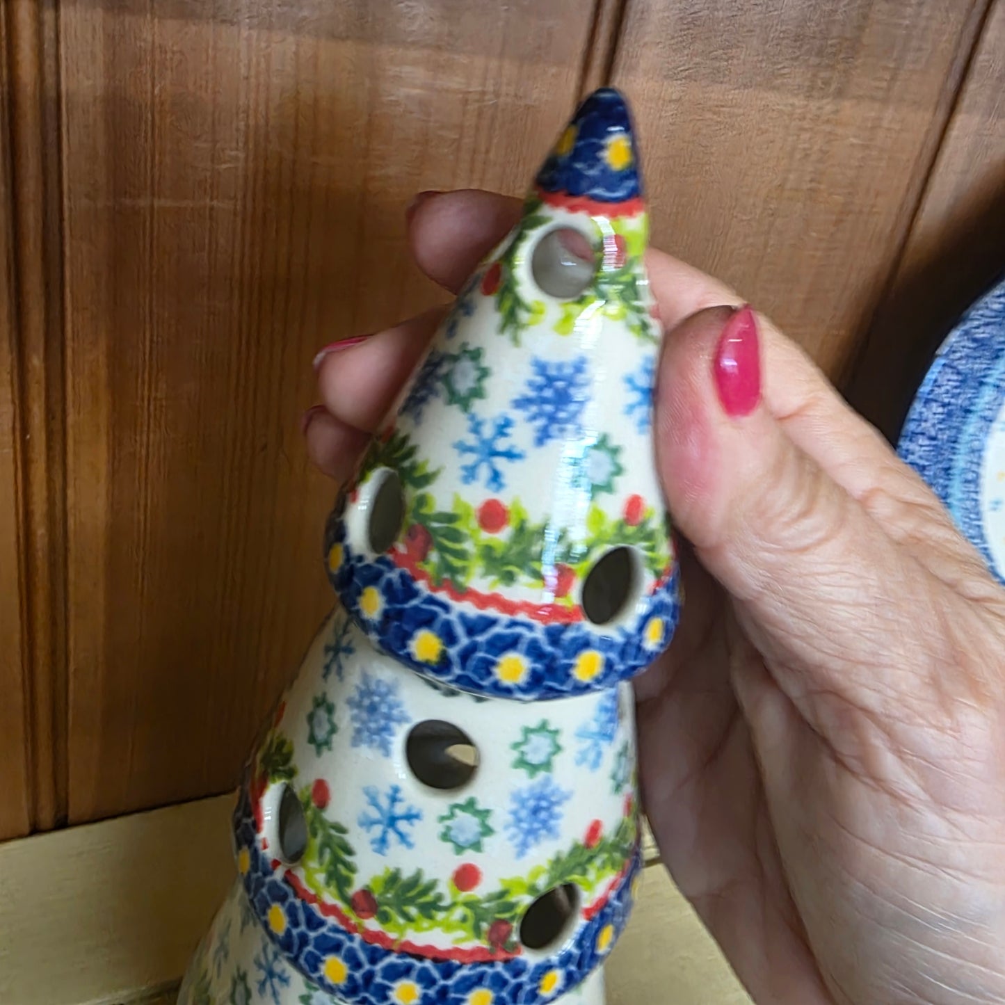 Tree Luminary 10.5" / snowflakes *large*