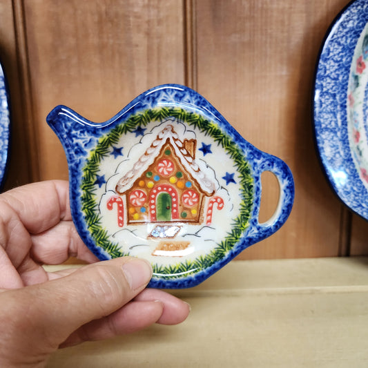 Teabag Saucer ~ Gingerbread House