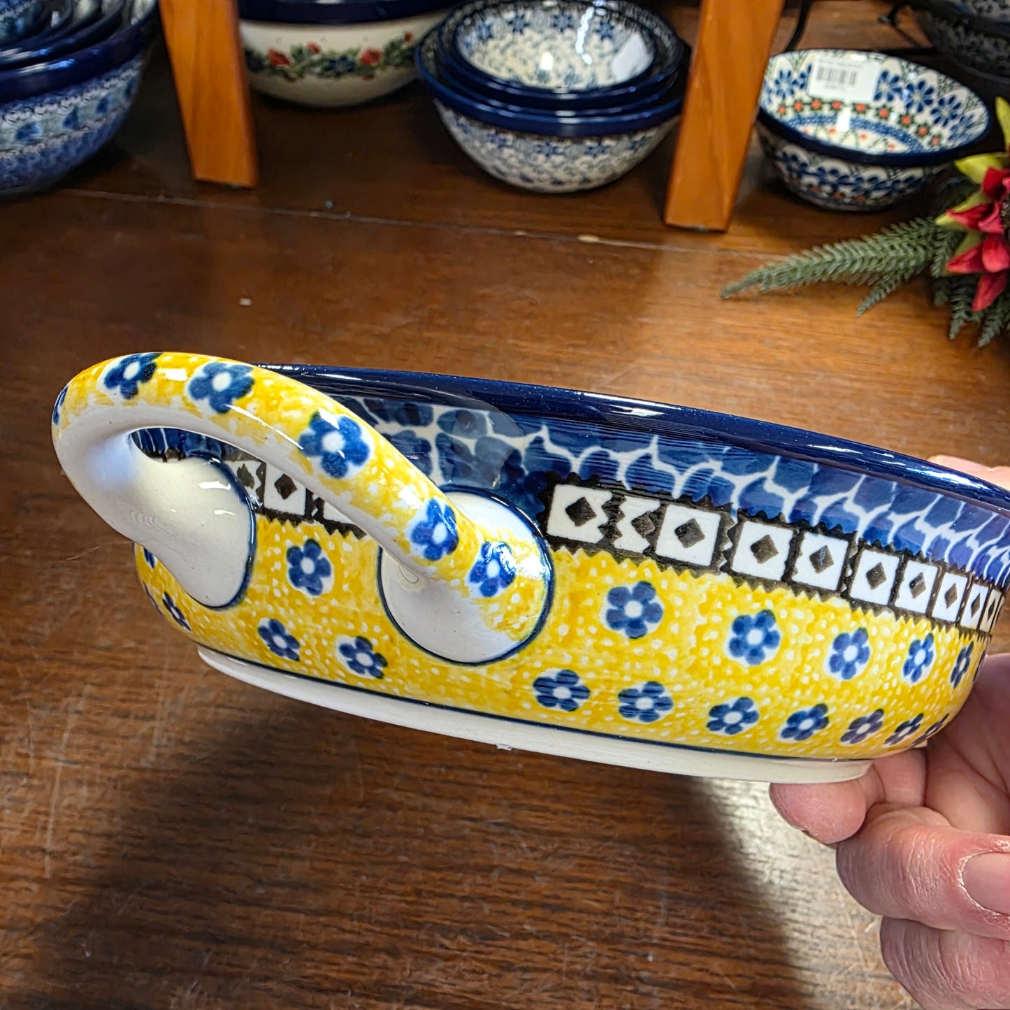 Baker   Round w/ Handles   8"   0859X ~ Sunburst