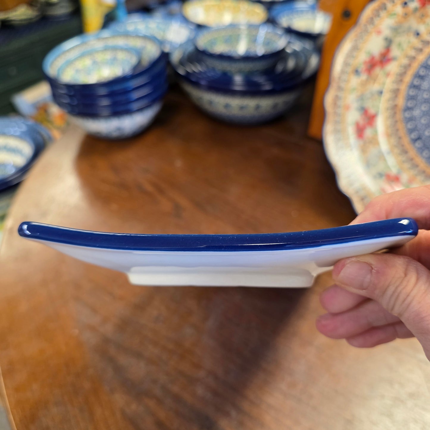 Rectangular Tray   11.8x6.5"    2973X ~ Winter Holly