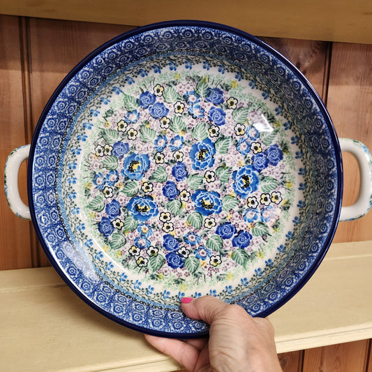 Baker ~ Round w/ Handles ~ 10" 420-U4134 pf0425