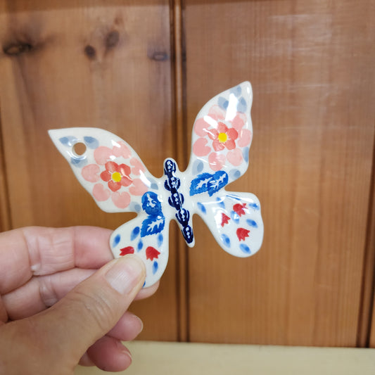 Ornament Butterfly Calico rs01