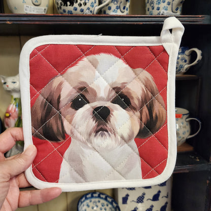 Pot Holder ~Shih Tzu
