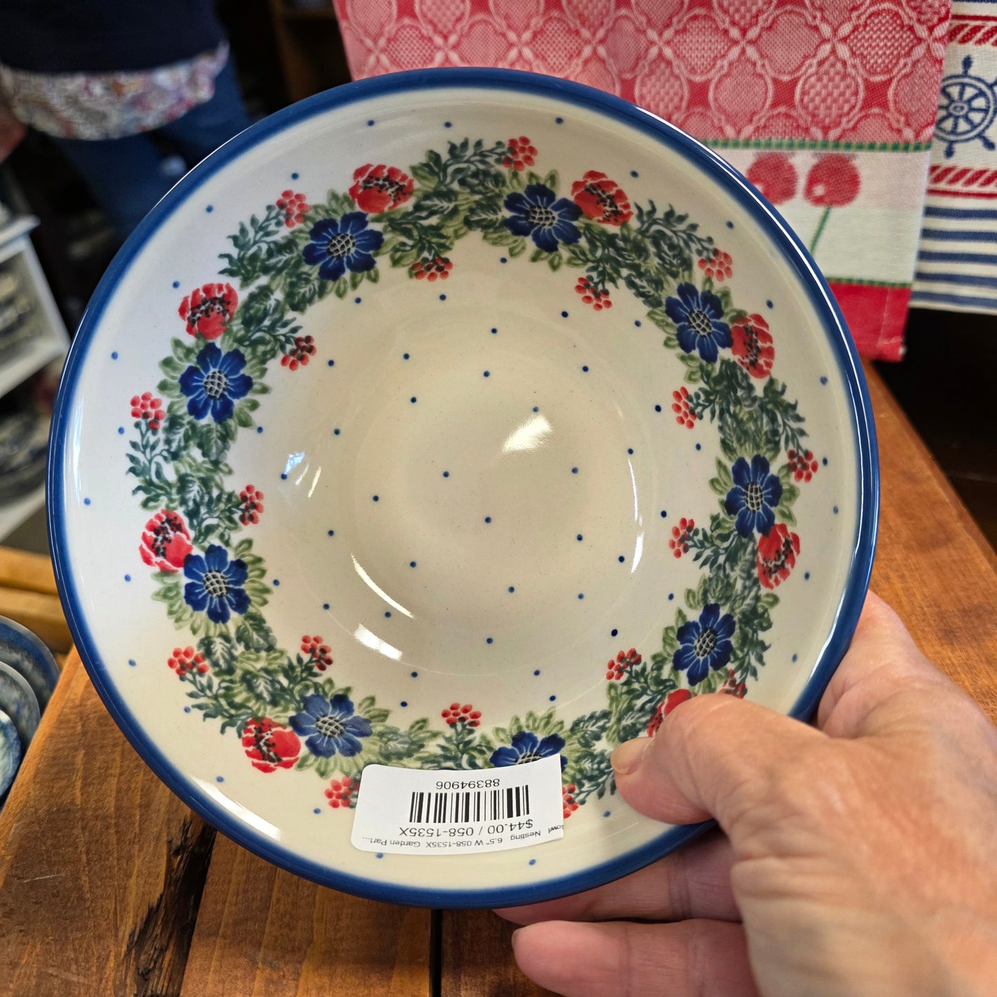 Bowl   Nesting   6.5" W 058-1535X  Garden Party pf0526