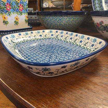 Rectangular Dish / Baker ~ 7.5" x 8.75" 2785X ~ Georgia Blue