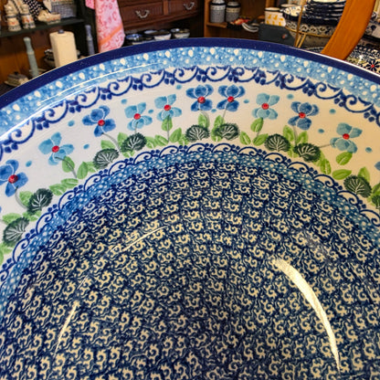 Bowl   Serving   8.5"W x 4.5"D 214-2668X  Dutch Iris pf0526