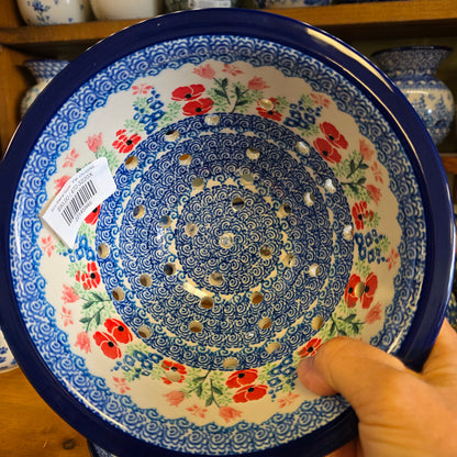 Berry Bowl w/ Saucer   8"W  470-3220X  Whimsical Garden pf0526