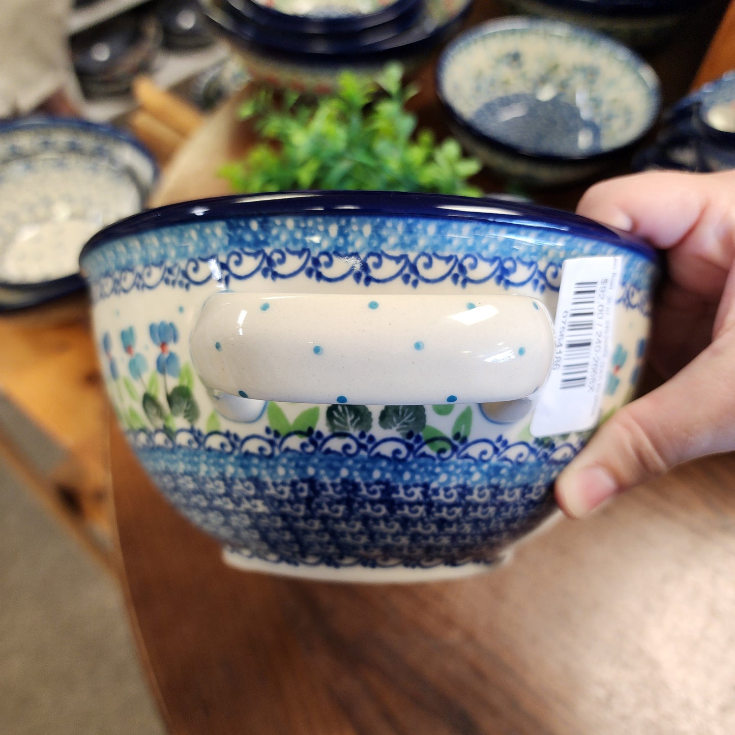 Batter Bowl   36 oz  240-2668X  Dutch Iris pf0526