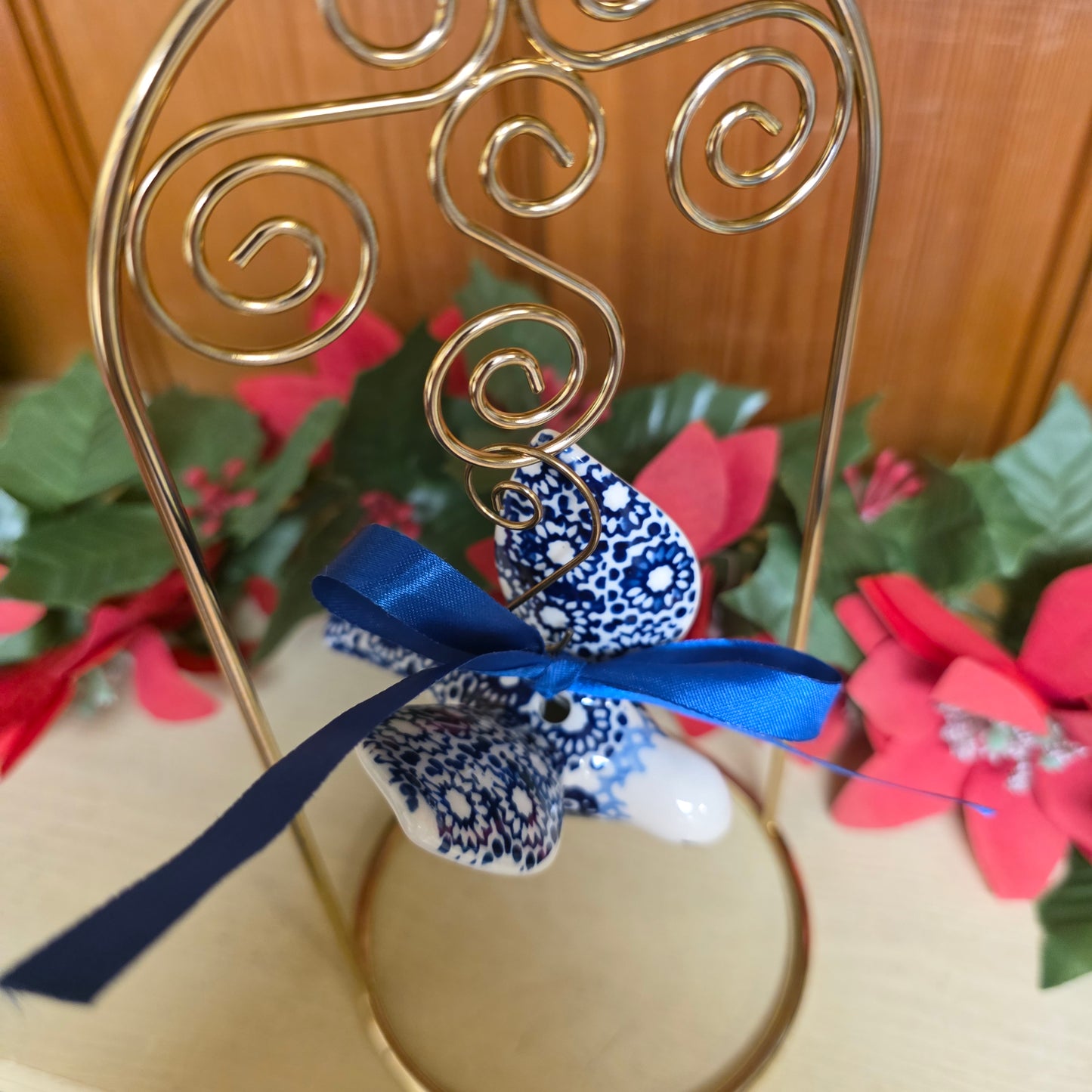 Ornament Bird ~ Indigo SB01