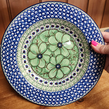 Bowl ~ Salad / Pasta ~ 9" 014-U408A ~ U4 Green J. Chyla  1.4 cups