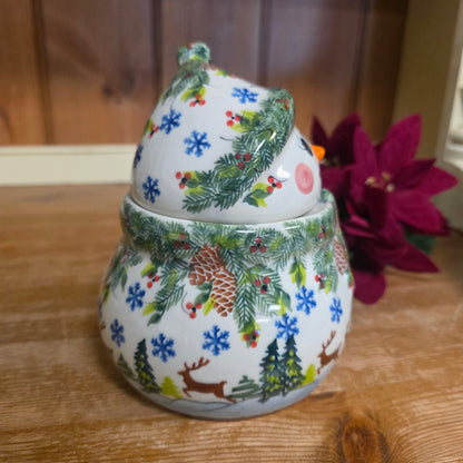 Snowman Jar Small 6"